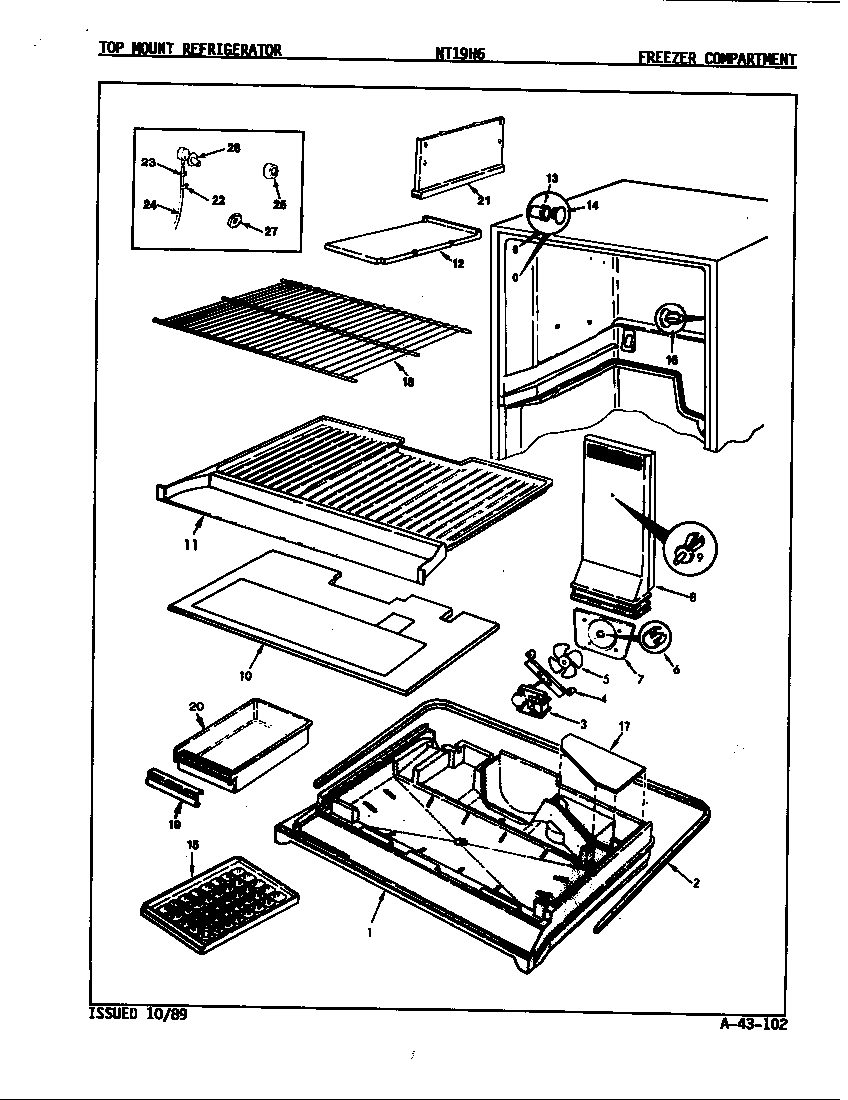 Freezer compartment