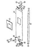 Freezer outer door
