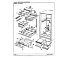 Maytag NNT199K/CC67A shelves & accessories diagram