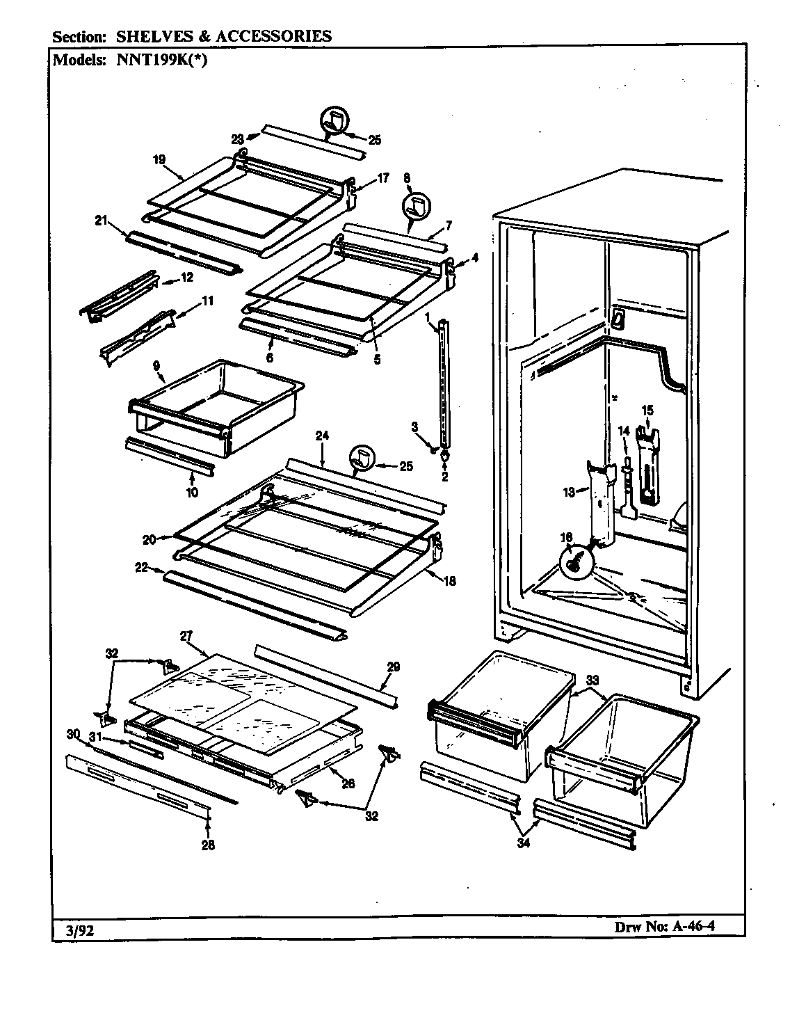 Shelves & accessories