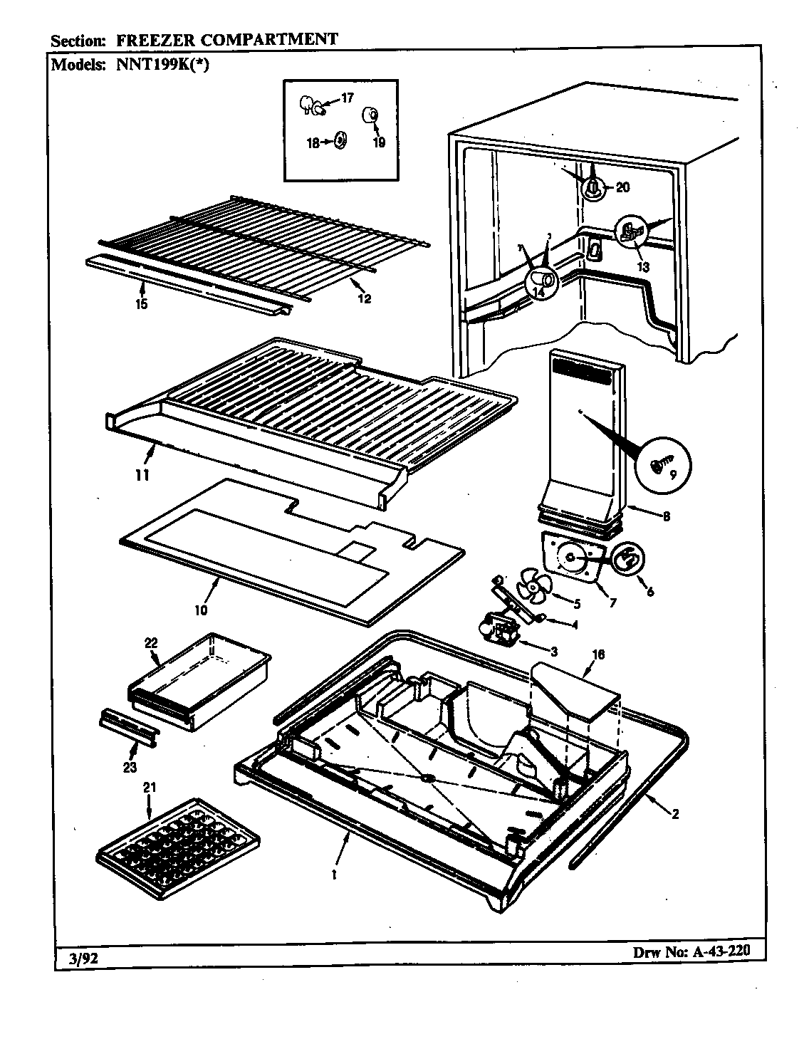 Freezer compartment