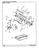 Optional ice maker kit