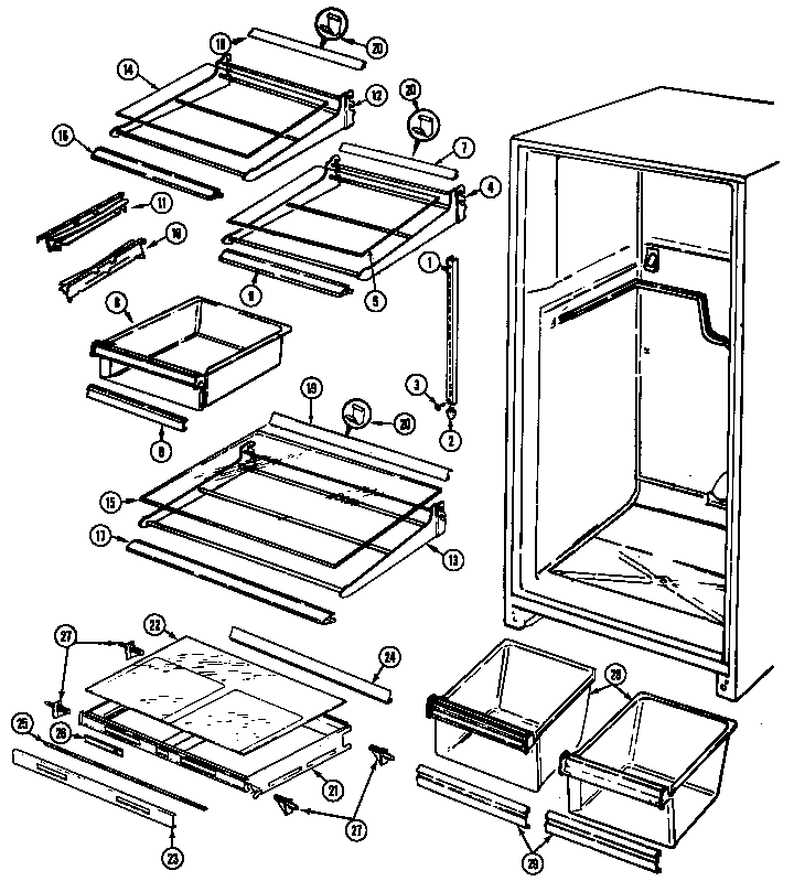 Shelves & accessories