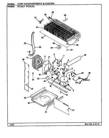 Unit compartment & system (nt21l9/ba75a) (nt21l9/ba75b) (nt21l9a/ba76a) (nt21l9a/ba76b)
