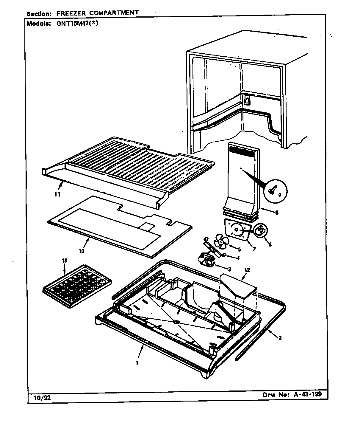 Freezer compartment