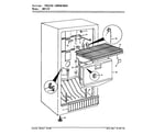 Maytag DNF17H freezer compartment diagram