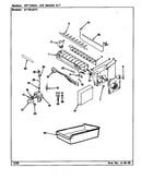 Optional ice maker kit