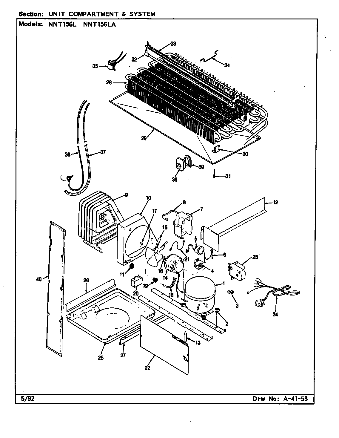 UNIT COMPARTMENT & SYSTEM (NNT156L/CC01A) (NNT156L/CC01B) (NNT156LA/CC02A) (NNT156LA/CC02B)