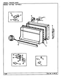Freezer door (nnt156l/cc01a) (nnt156l/cc01b) (nnt156la/cc02a) (nnt156l/cc02a) (nnt156l/cc02b)