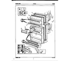 Admiral NT17H4/7A50B doors diagram