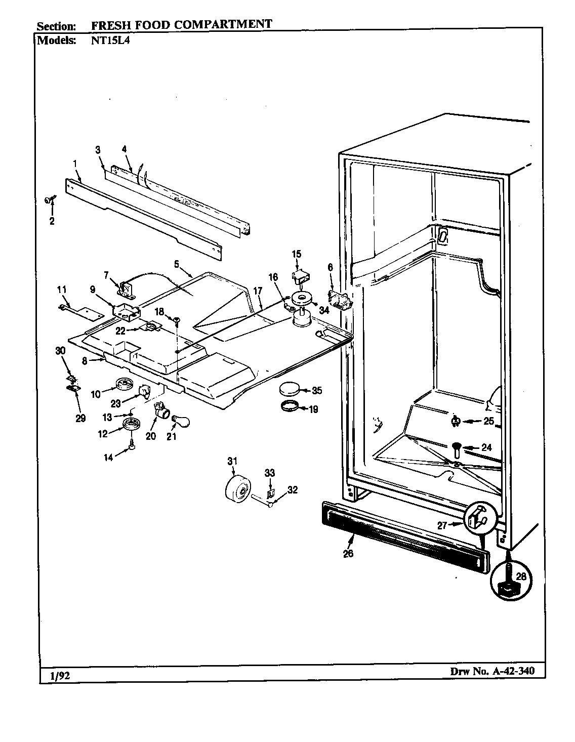 FRESH FOOD COMPARTMENT