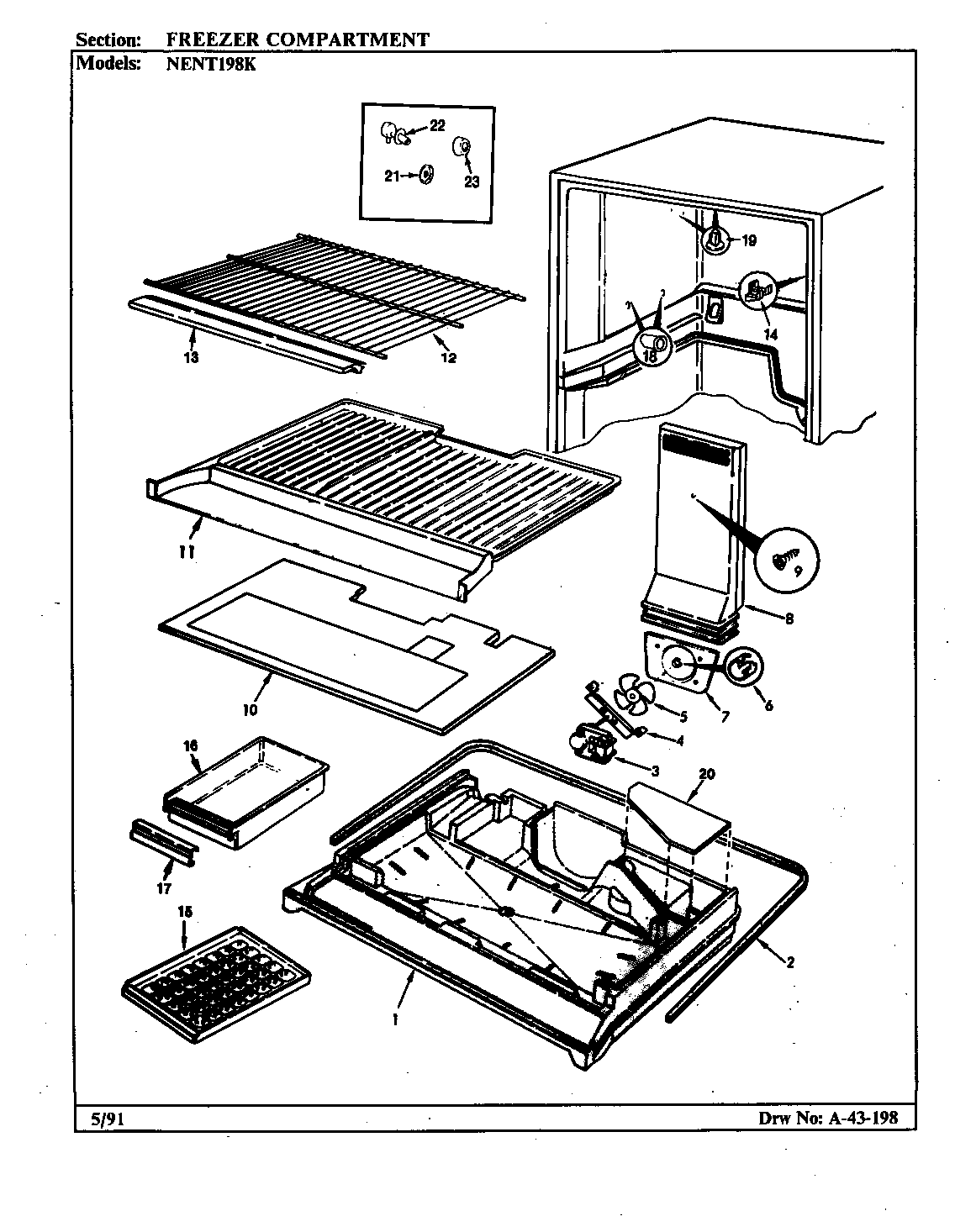 Freezer compartment