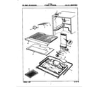 Maytag NT19HXH/9D03A freezer compartment diagram