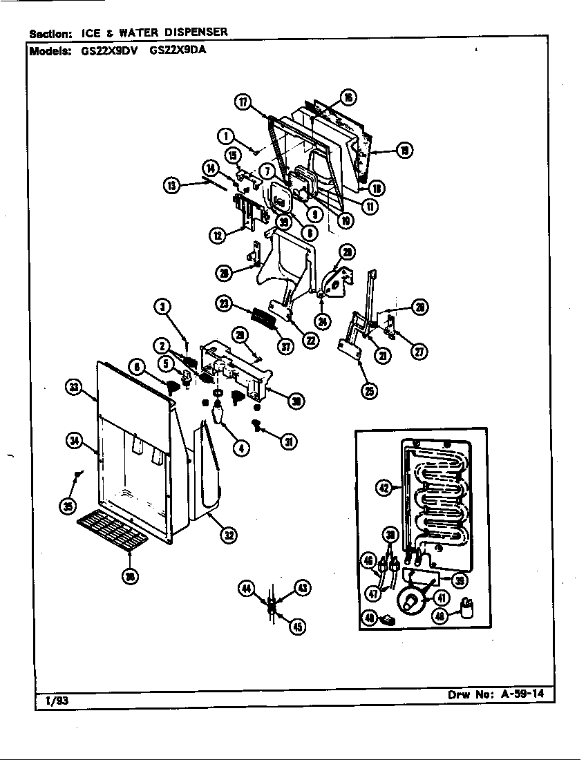 ICE & WATER DISPENSER