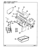 Optional ice maker kit