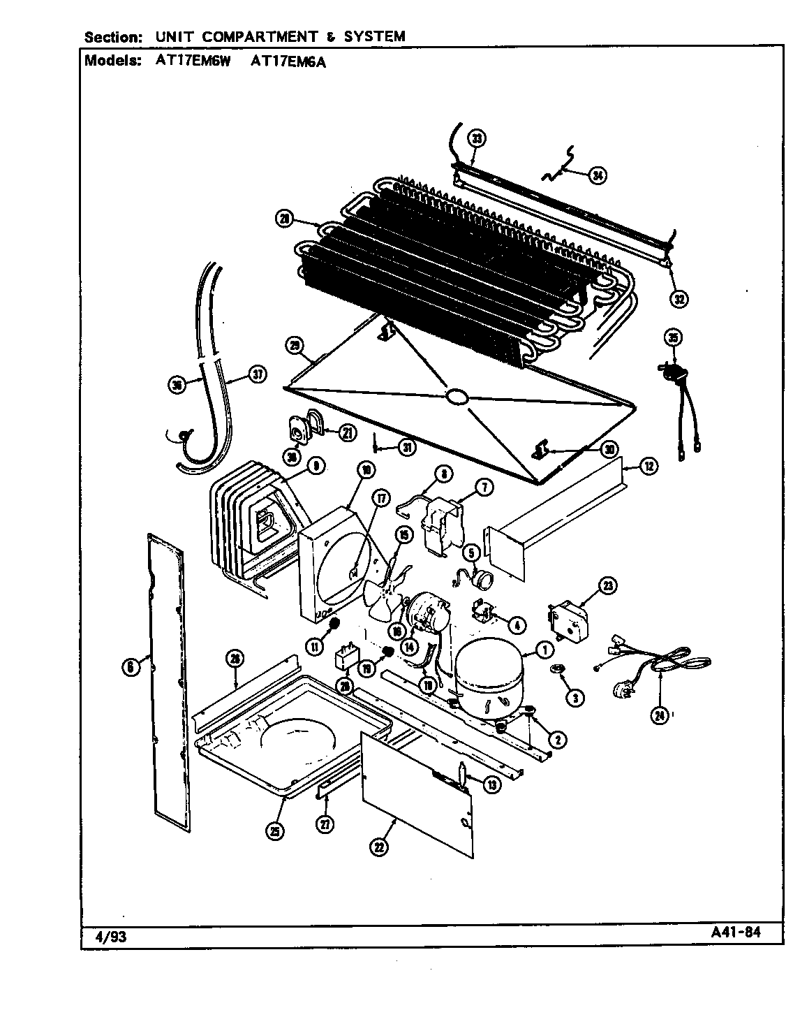 Unit compartment & system