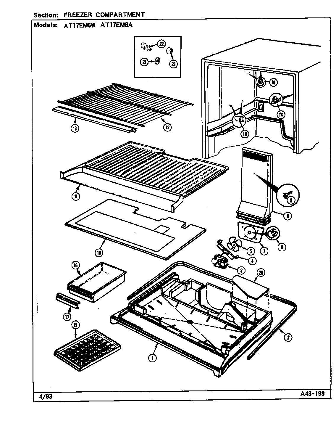 Freezer compartment