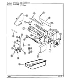 Optional ice maker kit