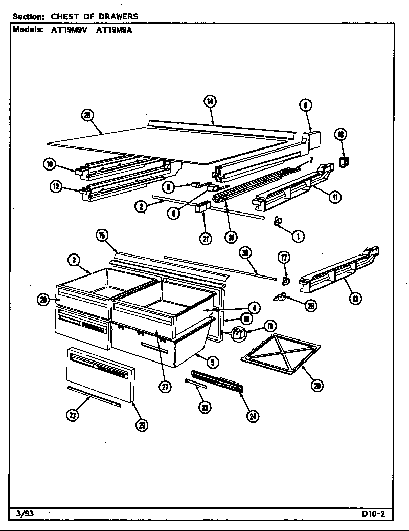 CHEST OF DRAWERS