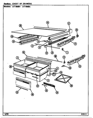 Chest of drawers
