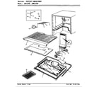 Maytag CNNT156KA/AF13A freezer compartment diagram