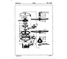 Maytag DU24B2R pump & motor diagram