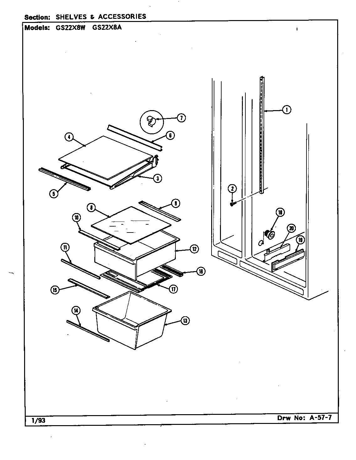 Shelves & accessories