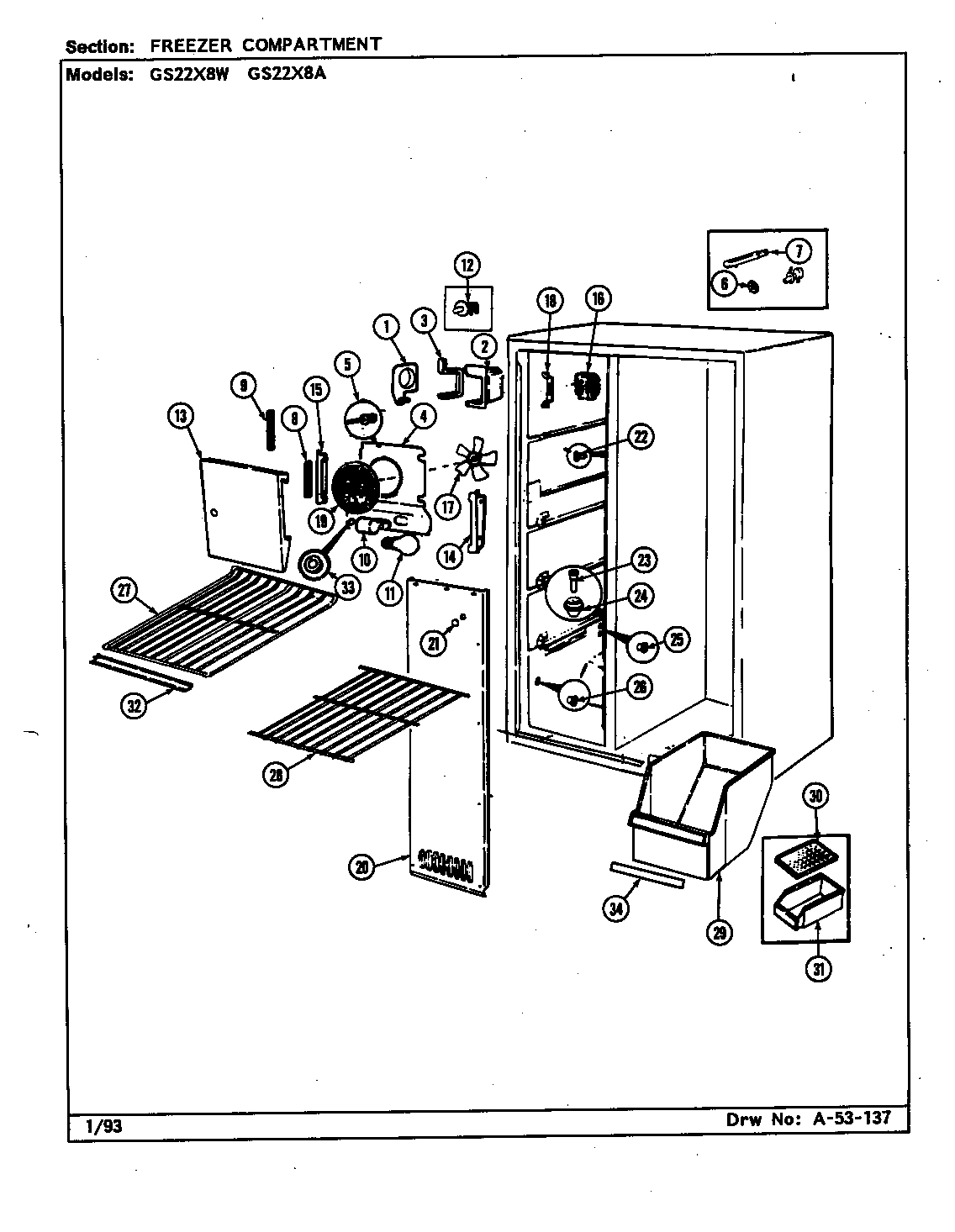 Freezer compartment