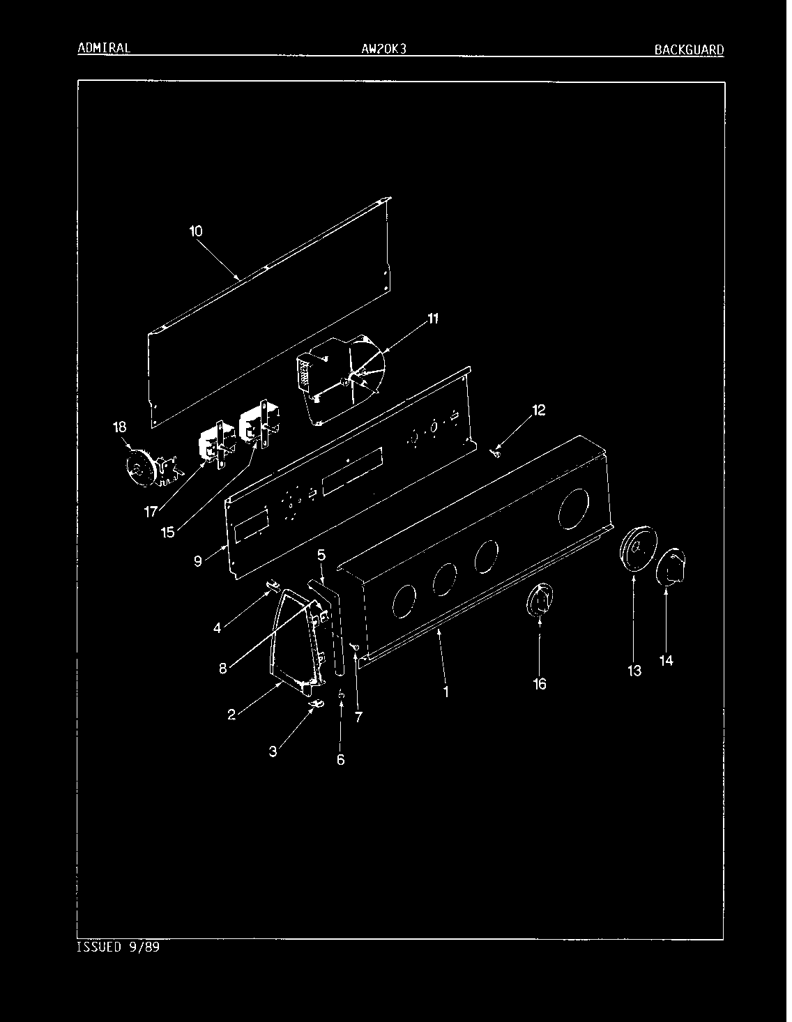 Control panel (rev. a-d)
