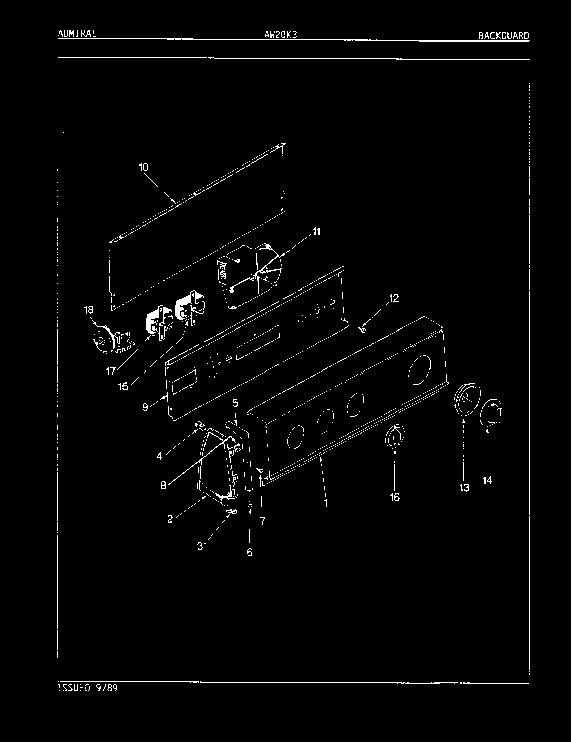 Control panel (rev. e-j)