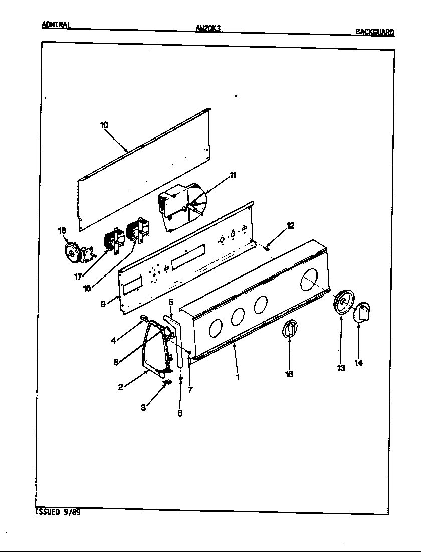 Control panel (rev. k)