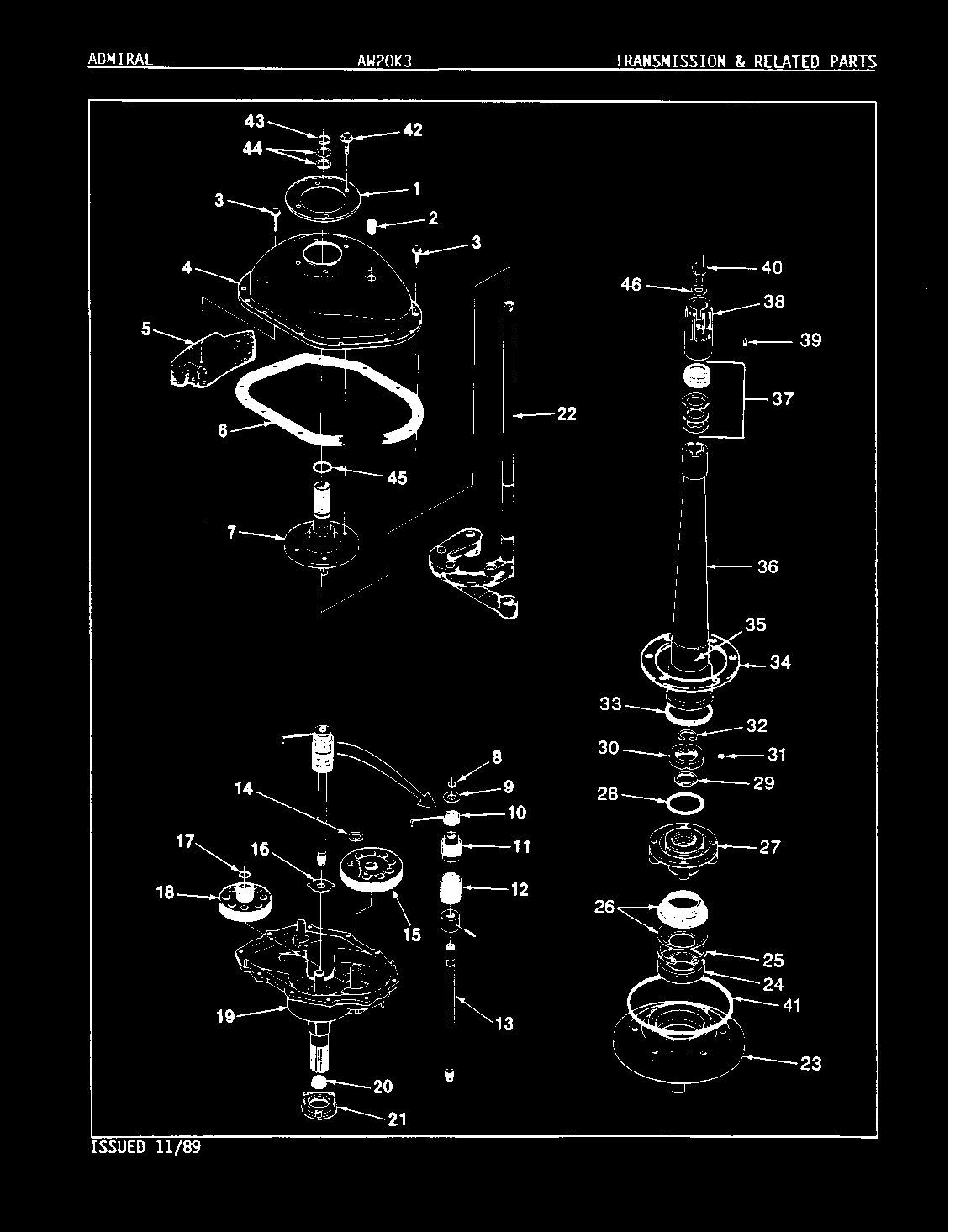 Transmission & related parts (rev. a-d)