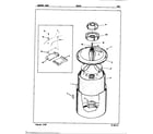Magic Chef W26D6HW tub (rev. a) diagram