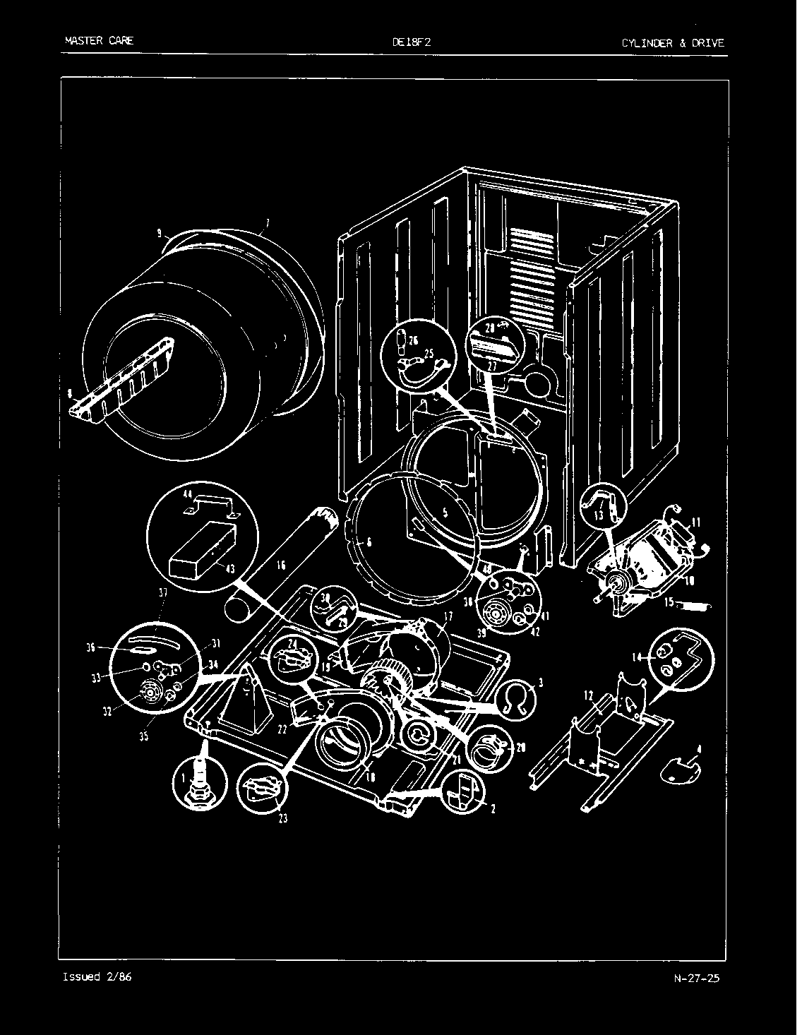 CYLINDER & DRIVE (REV. J)
