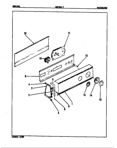 Control panel (rev. a-d)
