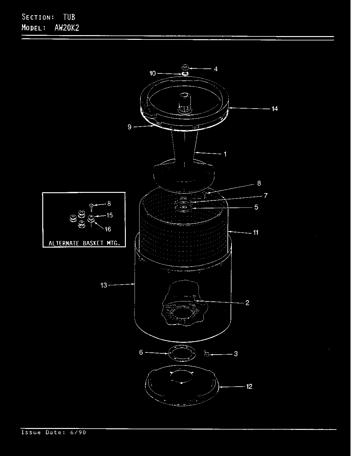 Tub (rev. e-h)