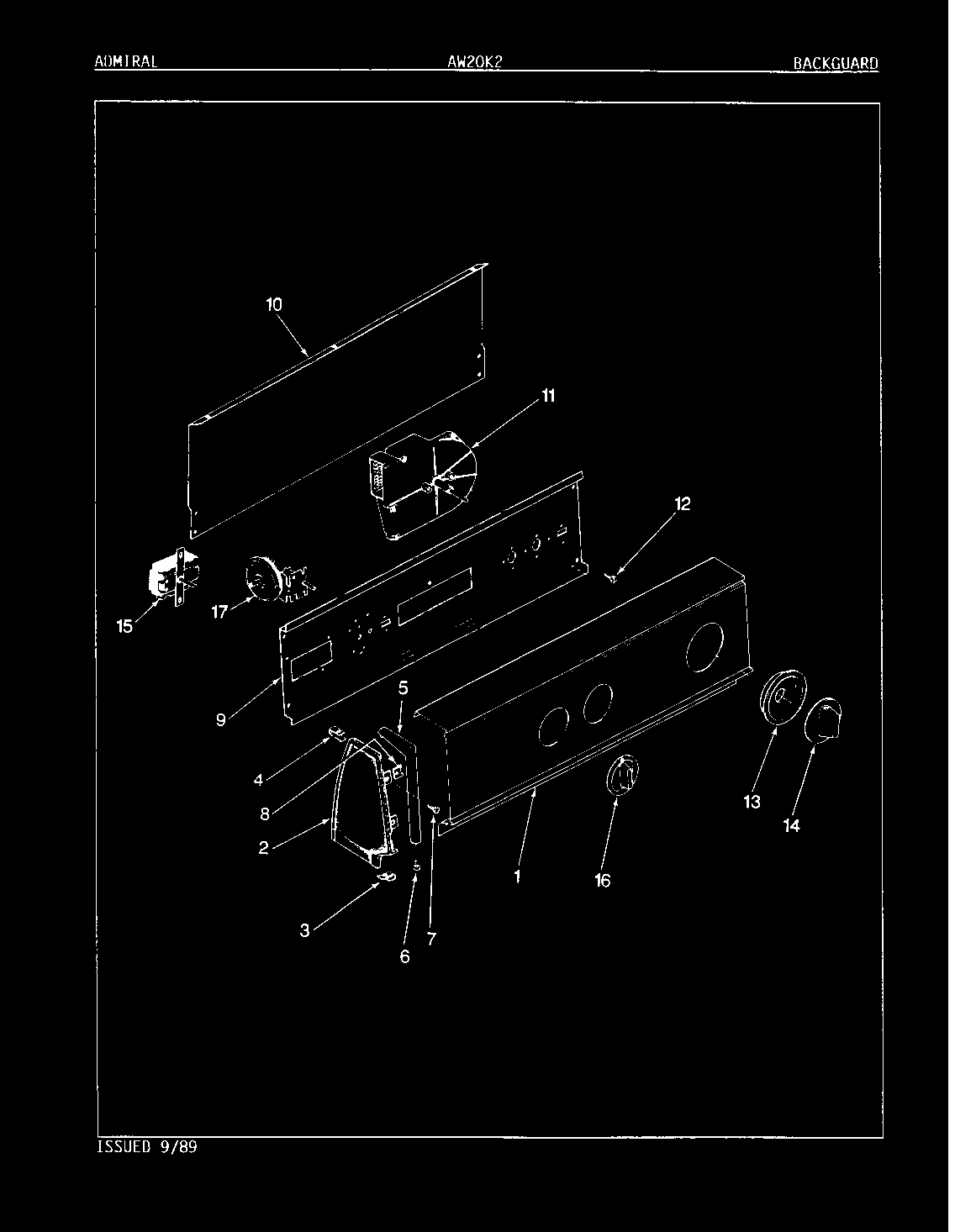 Control panel (rev. e-h)