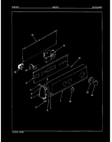 Control panel (rev. e-h)