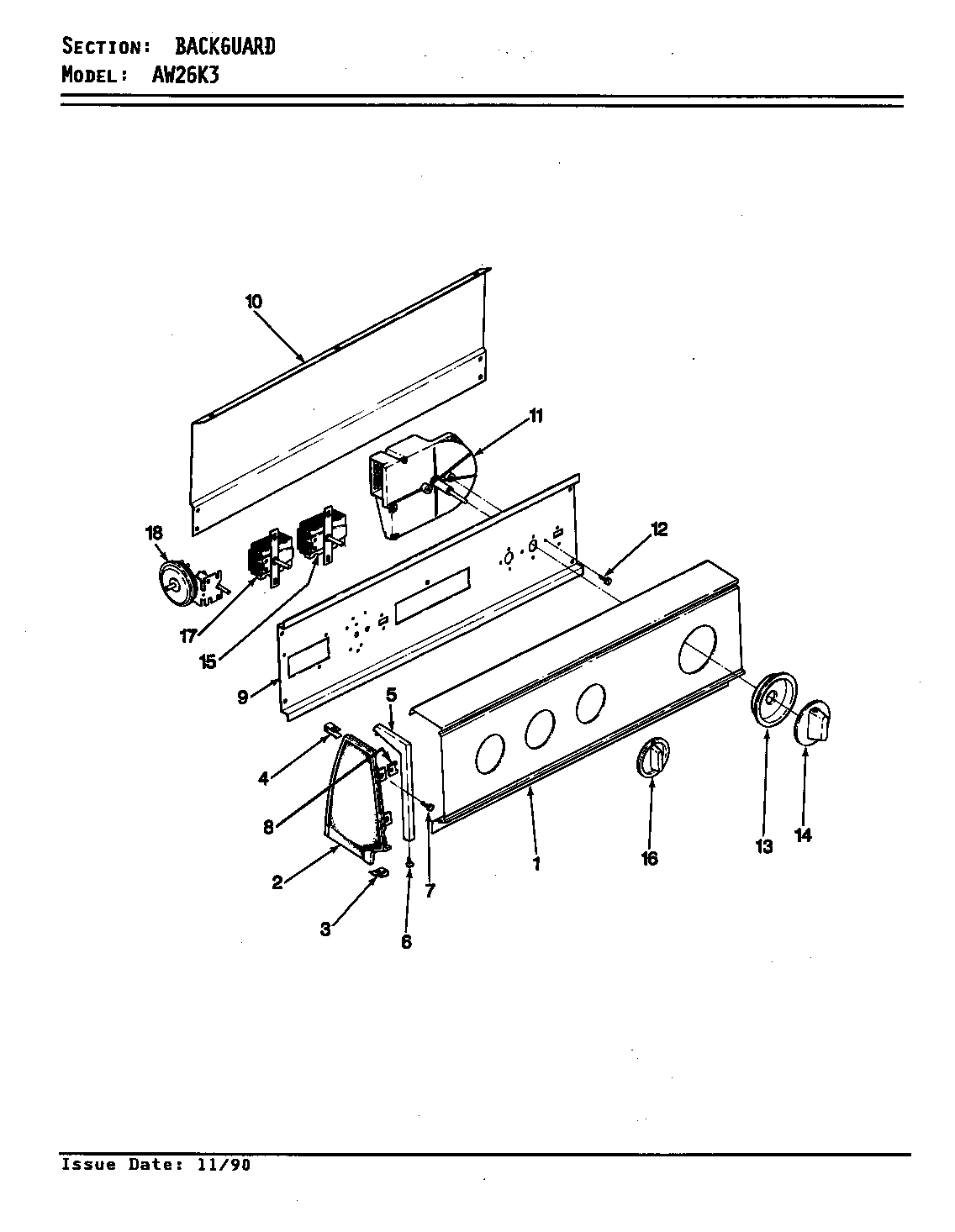 Control panel (rev. e-h)