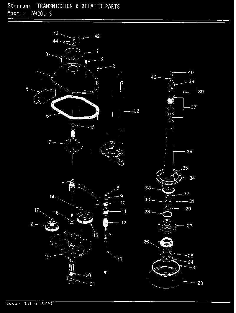 Transmission & related parts (orig)