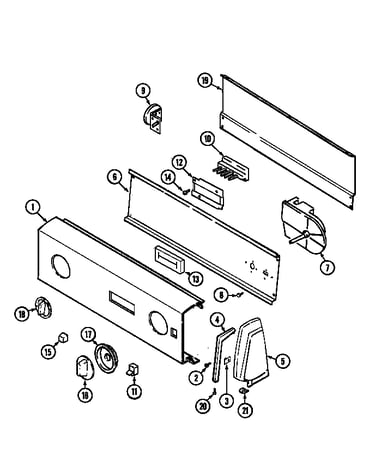Control panel (lata500aae) (lata500aae)