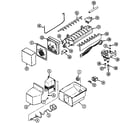 Maytag GS24X8DV ice maker & bin diagram