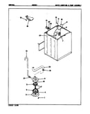 Water carrying & pump assy. (rev. e-j) (aw25k3a) (aw25k3w)