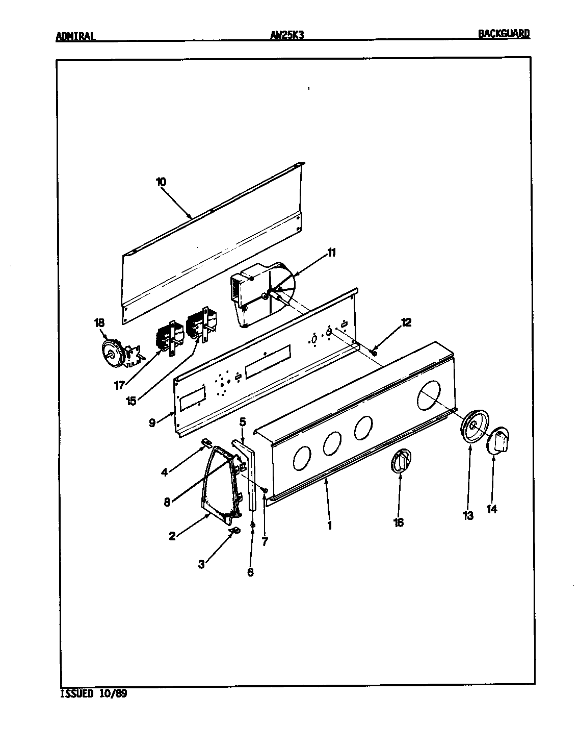Control panel (rev. a-d)