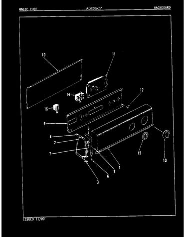 Control panel (rev. a-d)
