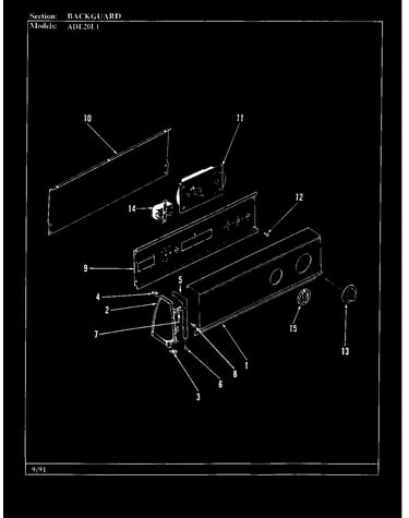 Control panel (rev. a-c)