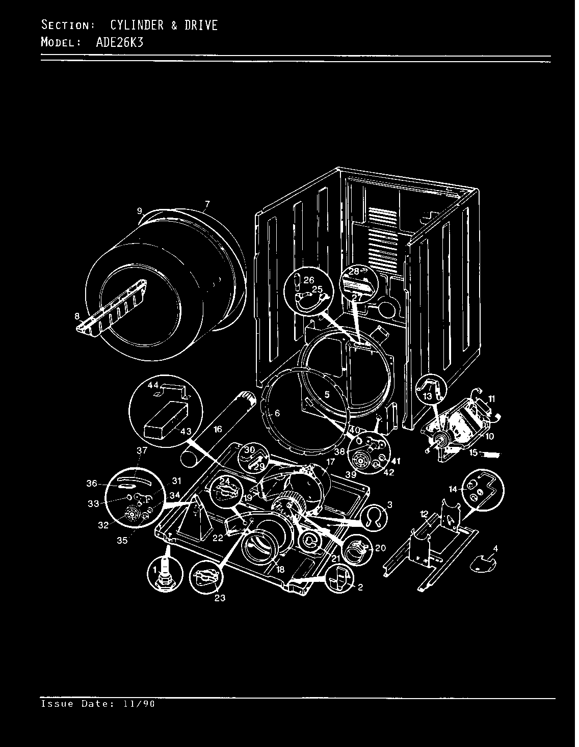 Cylinder & drive (rev. a-c)