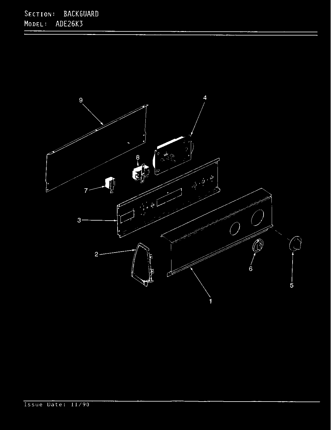 Control panel (rev. a-c)