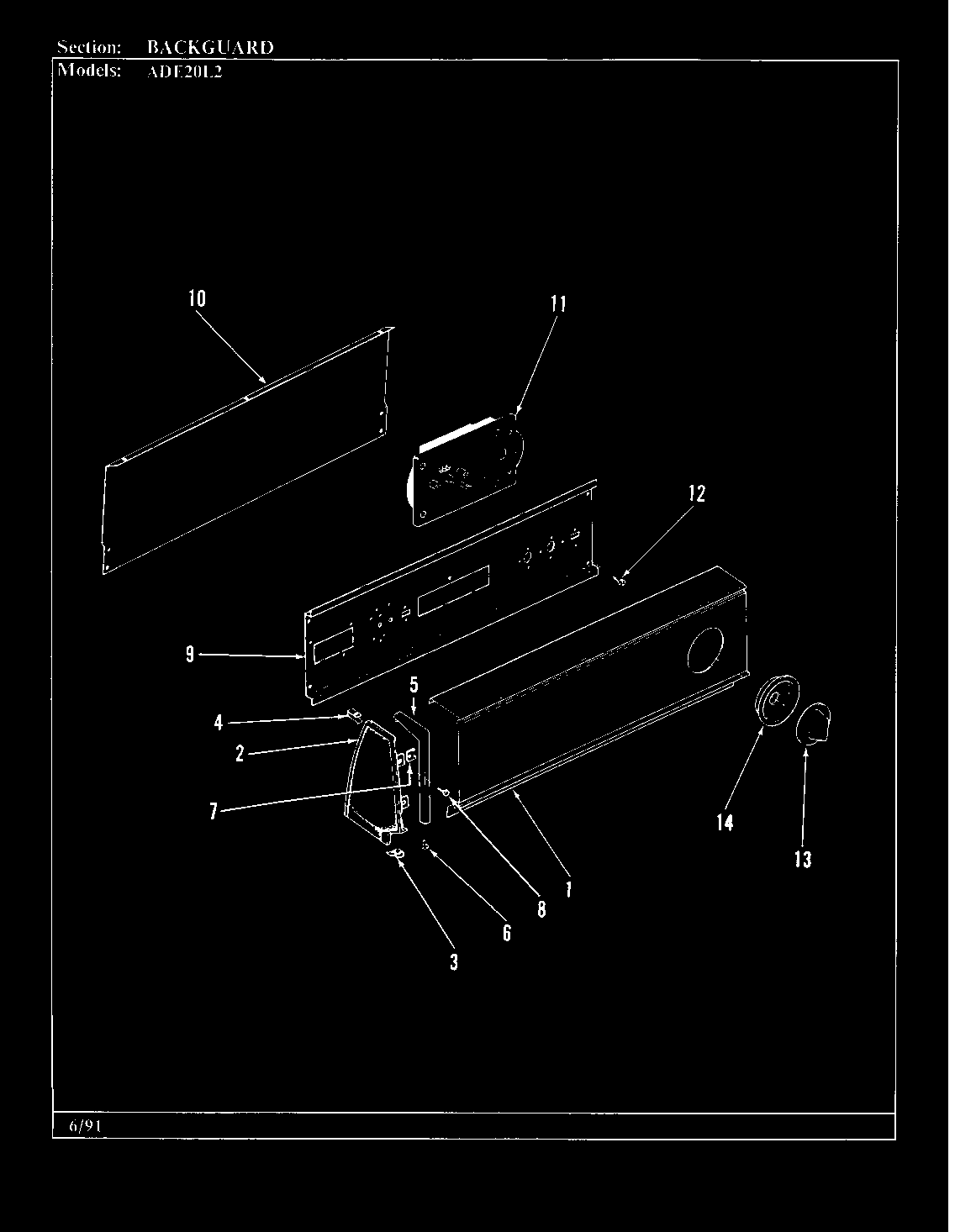 Control panel (rev. a-d)