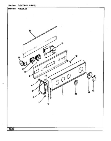 Control panel (rev. a-d)